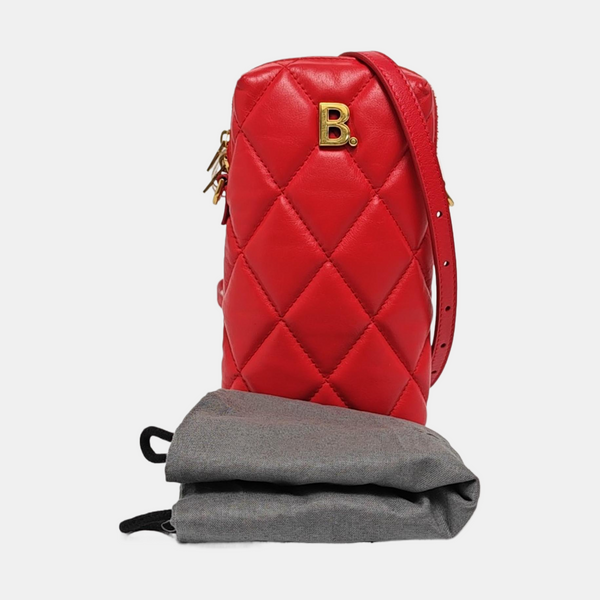 Touch Quilted Calfskin Red