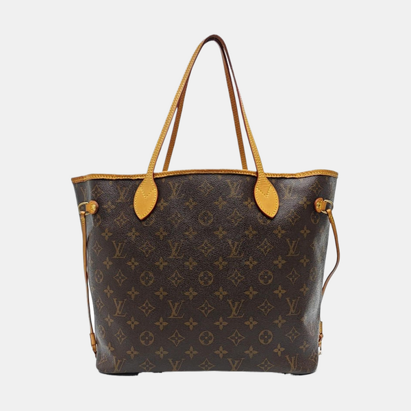 NEVERFULL MM Monogram Coated Canvas Brown