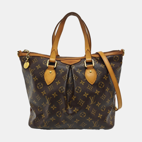 PALERMO PM Monogram Coated Canvas Brown
