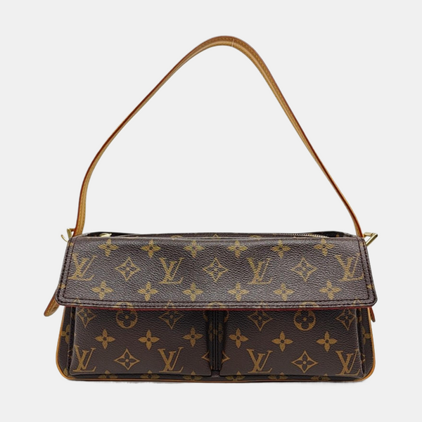 VIVA CITE Monogram Coated Canvas Brown