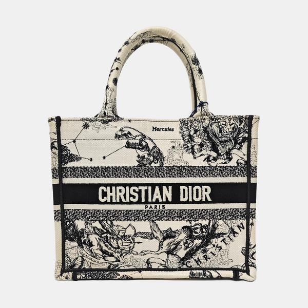 Book Tote Small Canvas White