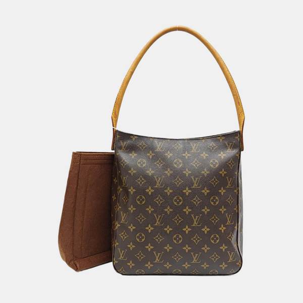 LOOPING GM Monogram Coated Canvas Brown