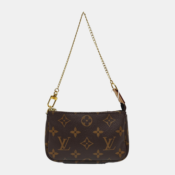 ACCESSOIRES Mini Monogram Coated Canvas Brown