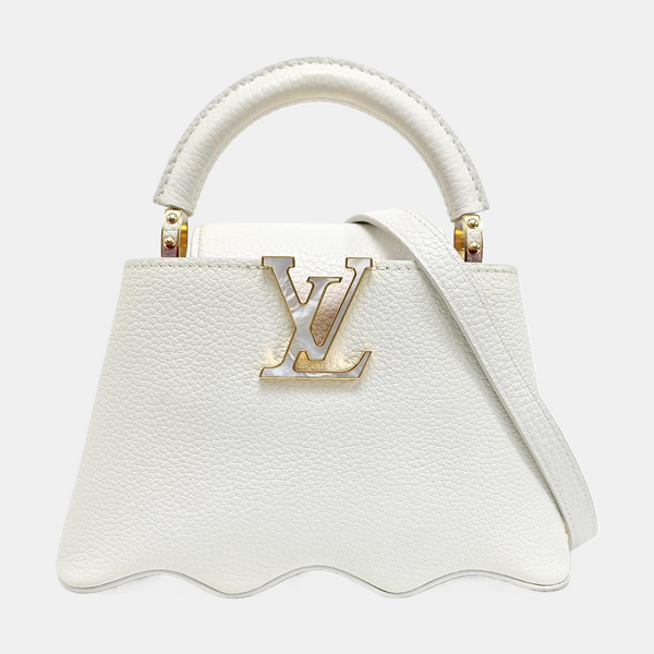 CAPUCINES Mini Calfskin White