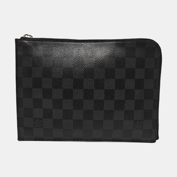 Pochette Jour PM Damier Graphite Coated Canvas Gray