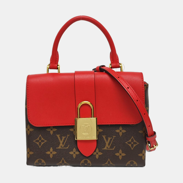 Authenticated pre-owned LOCKY BB Monogram Coated Canvas Red - Shoulder Bag at Looply