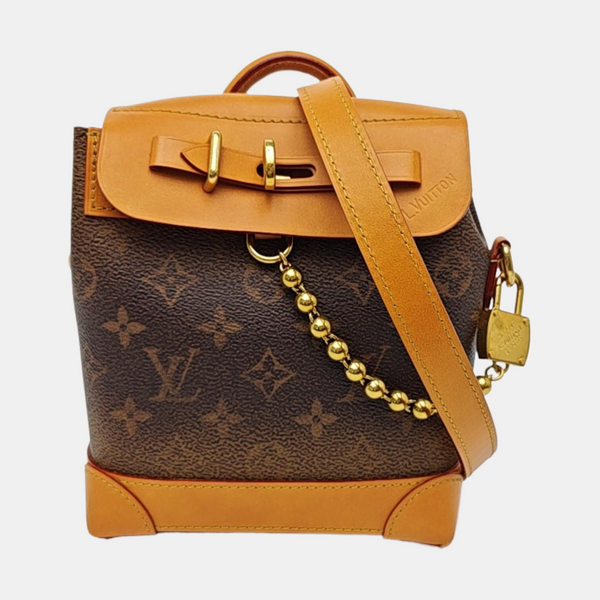 STEAMER Monogram Coated Canvas Brown