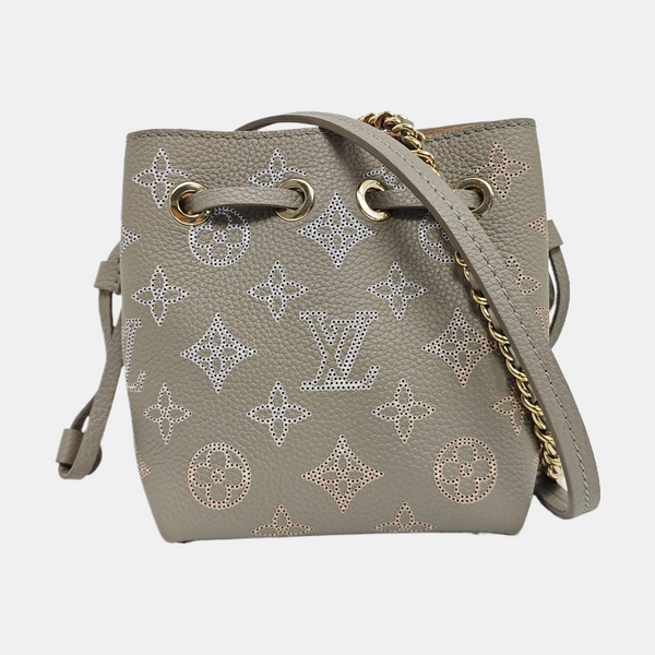 BELLA Monogram Calfskin Gray