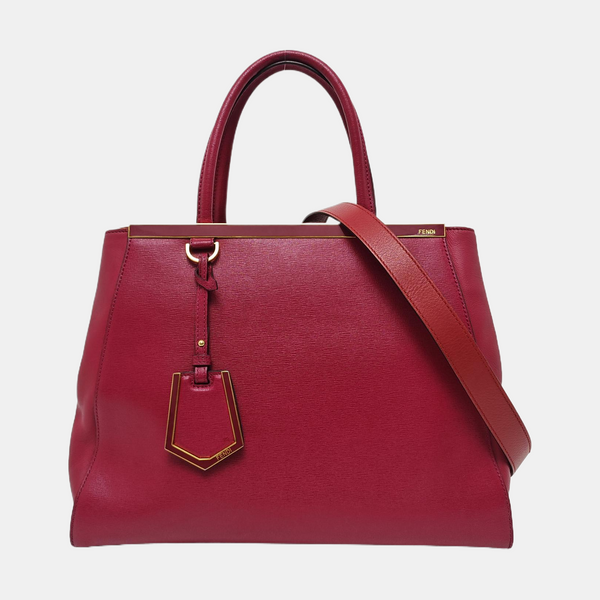 2 Jours Medium Calfskin Purple