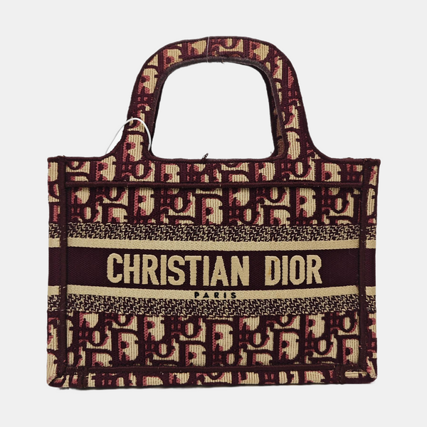 Book Tote Mini Canvas Red