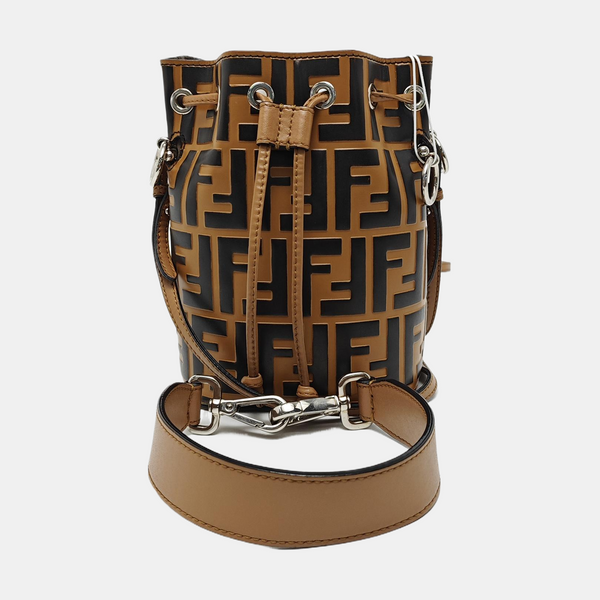 Mon Tresor Mini Calfskin Brown