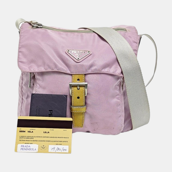 Vela Messenger Bag Nylon Purple