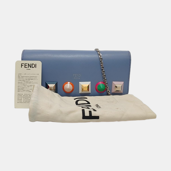 Authenticated pre-owned Kan I Calfskin Blue - Shoulder Bag at Looply