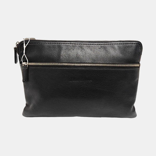 Calfskin Clutch Black
