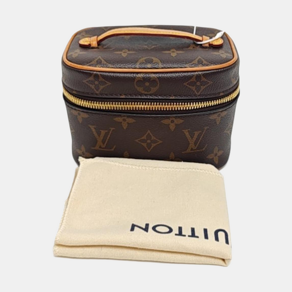 NICE Super Mini Monogram Coated Canvas Brown