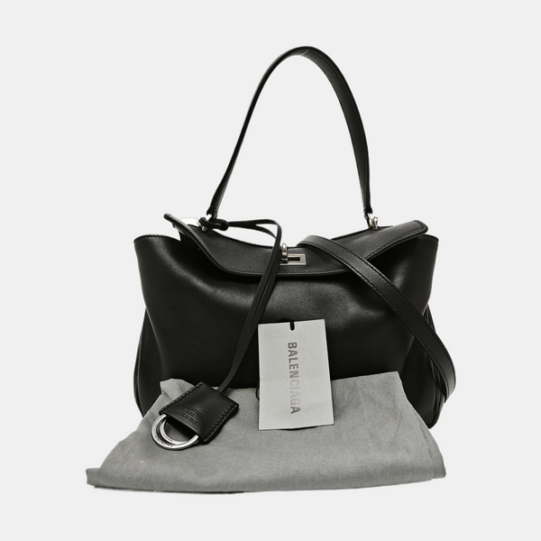 Calfskin Shoulder Bag Black