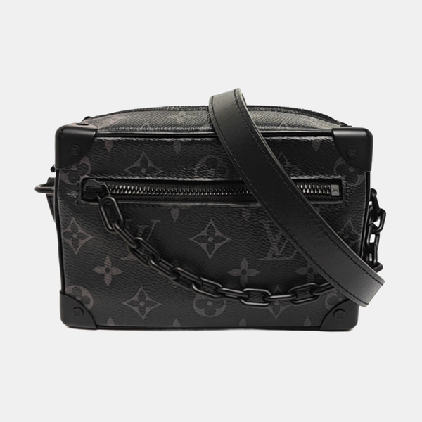 SOFT TRUNK Mini Monogram Coated Canvas Black