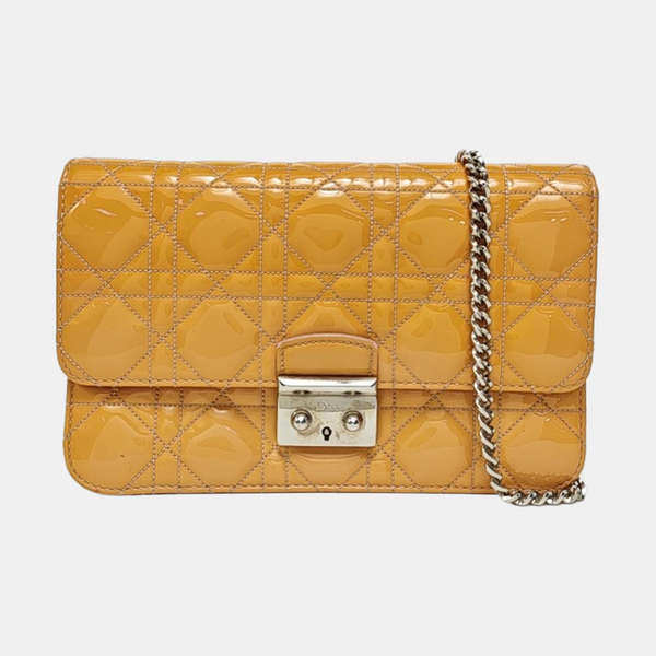 Rendez-Vous Cannage Patent Leather Yellow