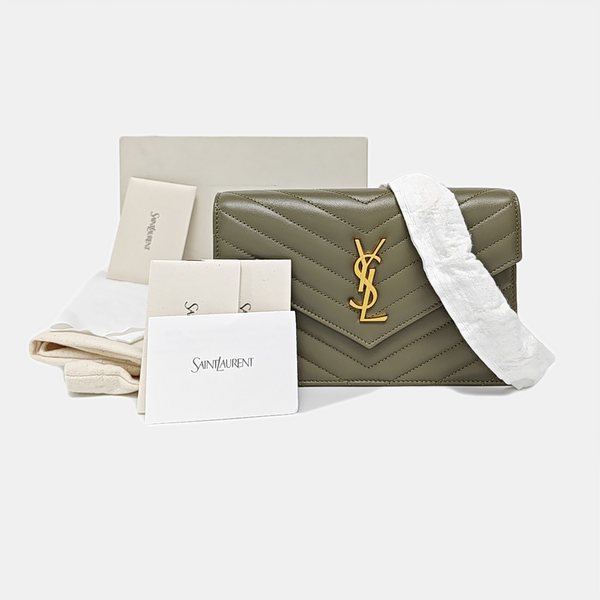 MONOGRAM Quilted Lambskin Green