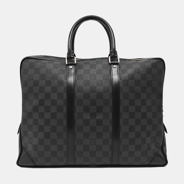 PORTE-DOCUMENTS Damier Graphite Coated Canvas Black
