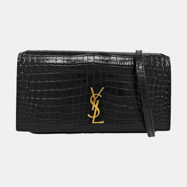 Calfskin Shoulder Bag Black