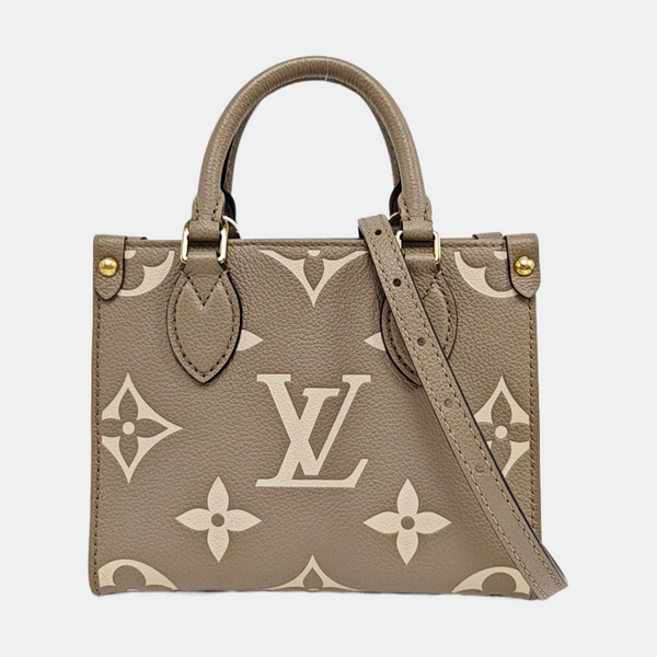 ONTHEGO BB Monogram Calfskin Gray