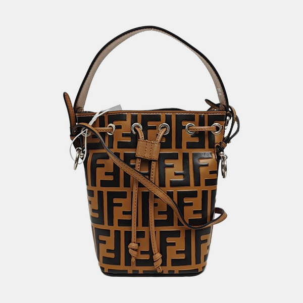 Mon Tresor Mini Calfskin Brown