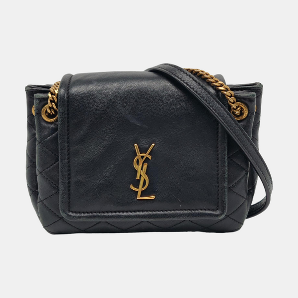 NOLITA Mini Quilted Lambskin Black