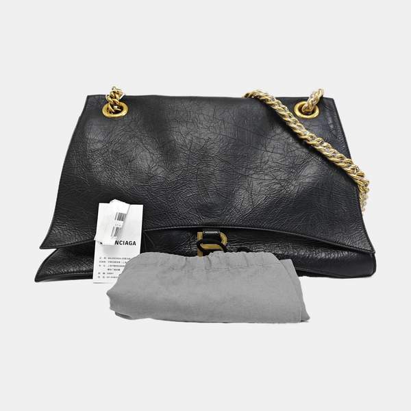 Crush Large Calfskin Black