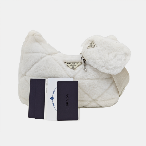 System Quilted Fur White