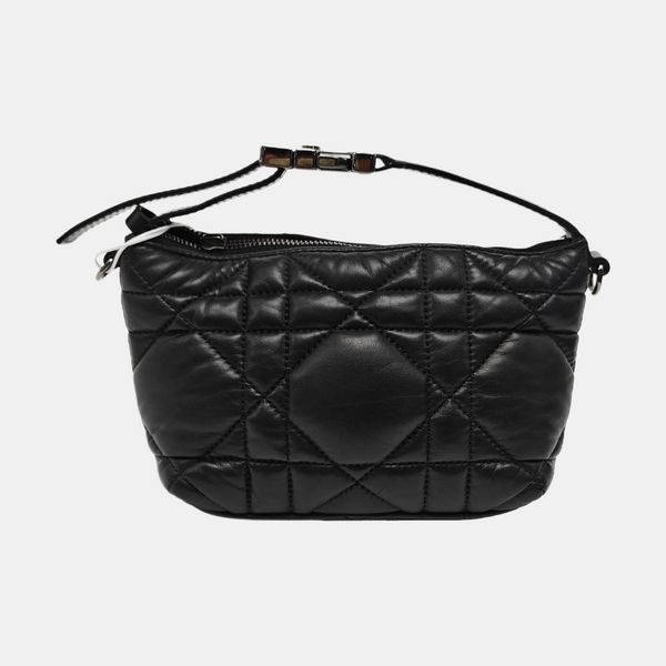 Diortravel Nomad Small Cannage Calfskin Black