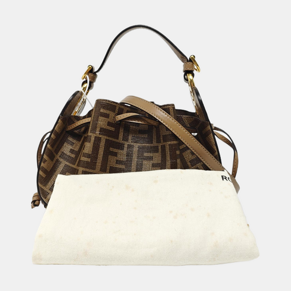 POMODORINO Mini Coated Canvas Brown