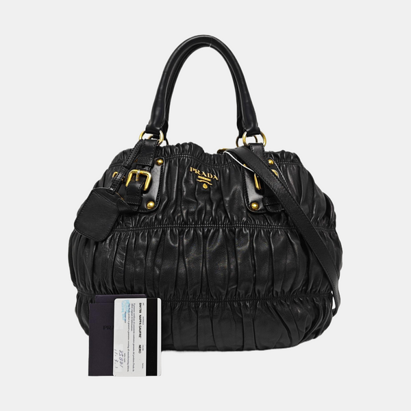 Gaufre Calfskin Black