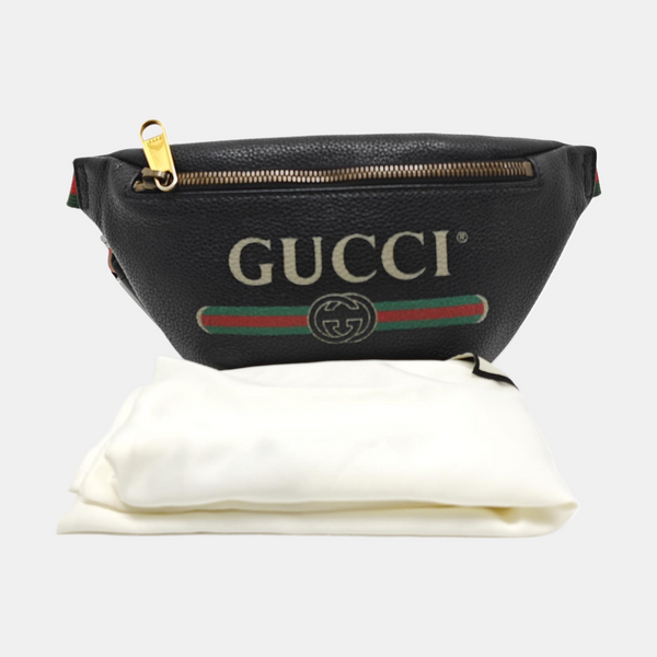 Print Small Calfskin Black