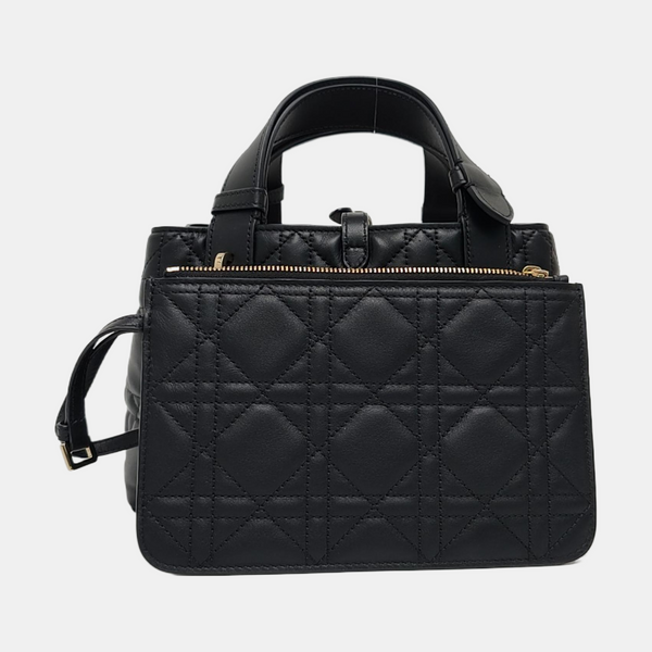 Toujours Small Cannage Calfskin Black
