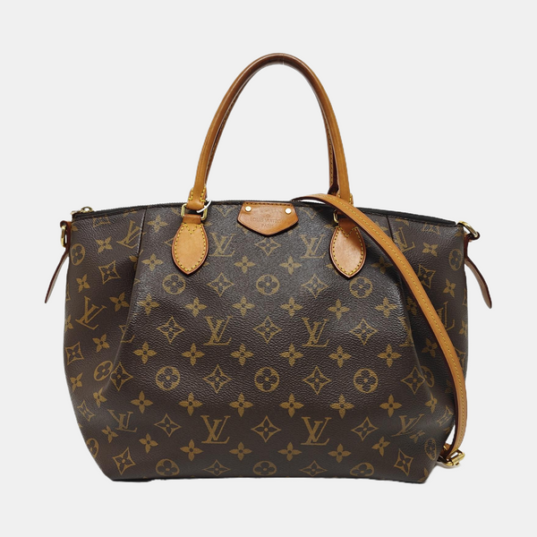 TURENNE GM Monogram Coated Canvas Brown
