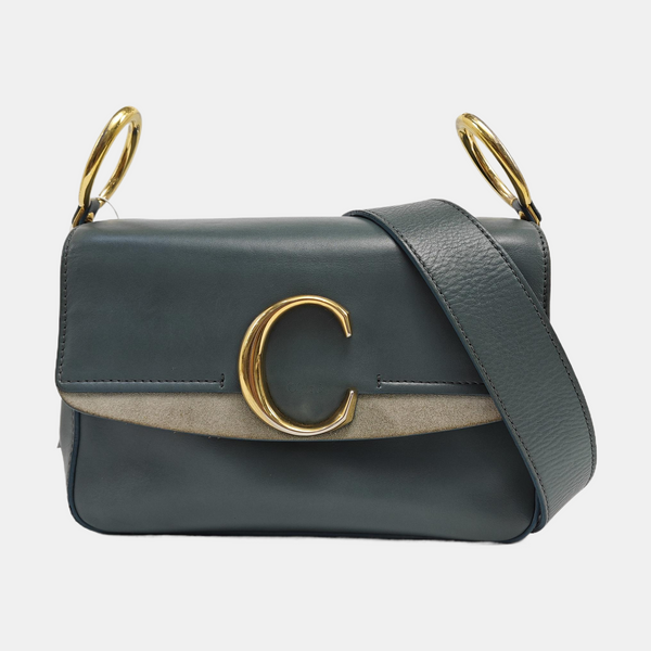 Chloé C Small Calfskin Blue