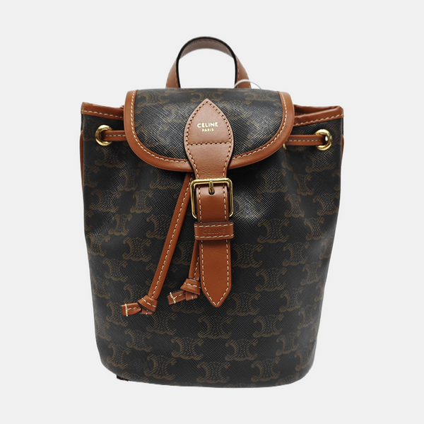 TRIOMPHE Mini Coated Canvas Brown