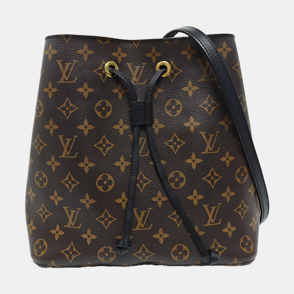 NÉONOÉ MM Monogram Coated Canvas Brown