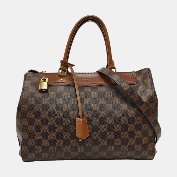 GREENWICH PM Damier Ebene Coated Canvas Brown