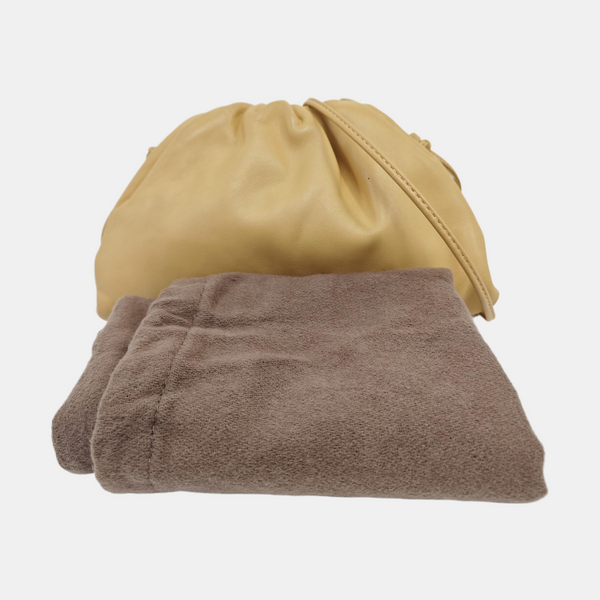 The Pouch Mini Lambskin Beige