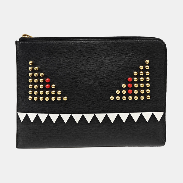 Calfskin Clutch Black