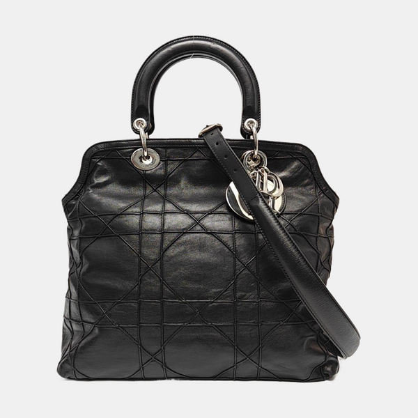 Granville Quilted Lambskin Black
