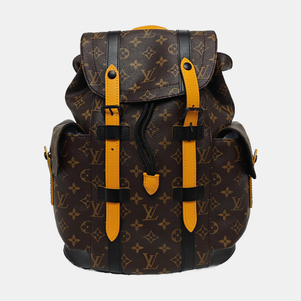 CHRISTOPHER PM Monogram Coated Canvas Brown