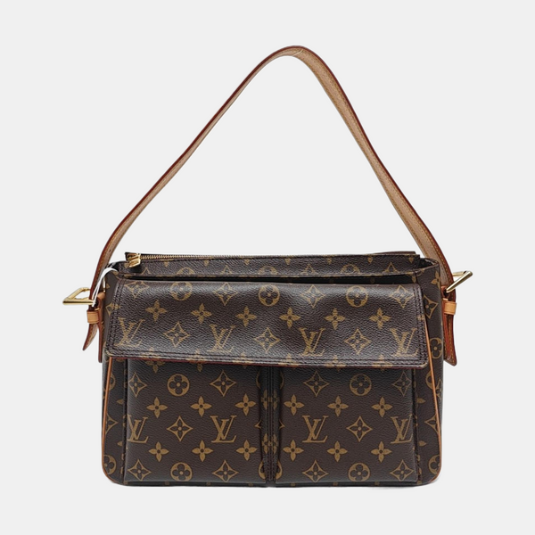 VIVA CITE Monogram Coated Canvas Brown