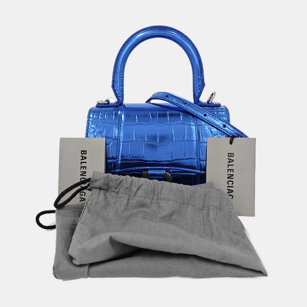 Hourglass XS Calfskin Blue