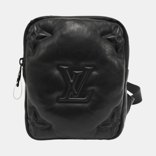 Monogram Lambskin Belt Bag Black