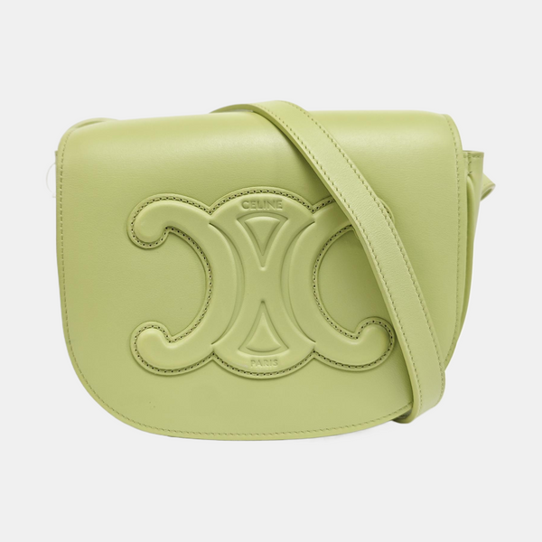 TRIOMPHE Small Calfskin Green
