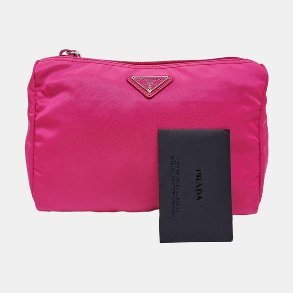 Nylon Clutch Red