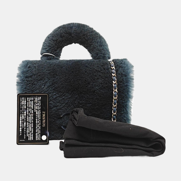 Small Rabbit Fur Blue
